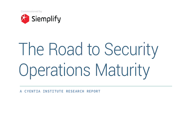 New Research: Road to SecOps Maturity