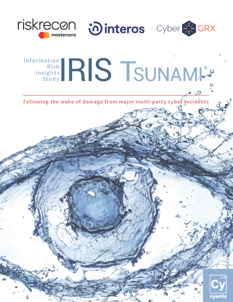 Cyentia Institute Publishes IRIS Tsunami: Lessons from 50 of the largest multi-party cyber incidents