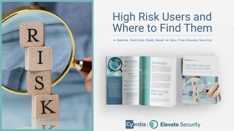 New Webinar: Elevate Security and Cyentia Institute Release Third Annual Research Study on User Risk
