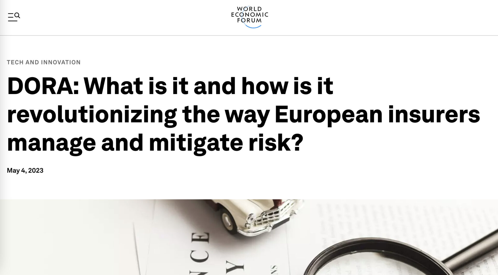 Cyentia Institute research featured in WEF Article for Insurance Risk
