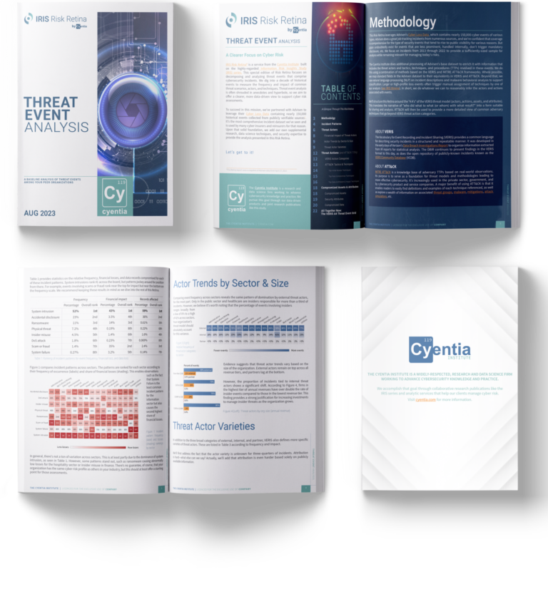 Press Release:  Information Risk Insights Study (IRIS) Risk Retina® Threat Event Analysis
