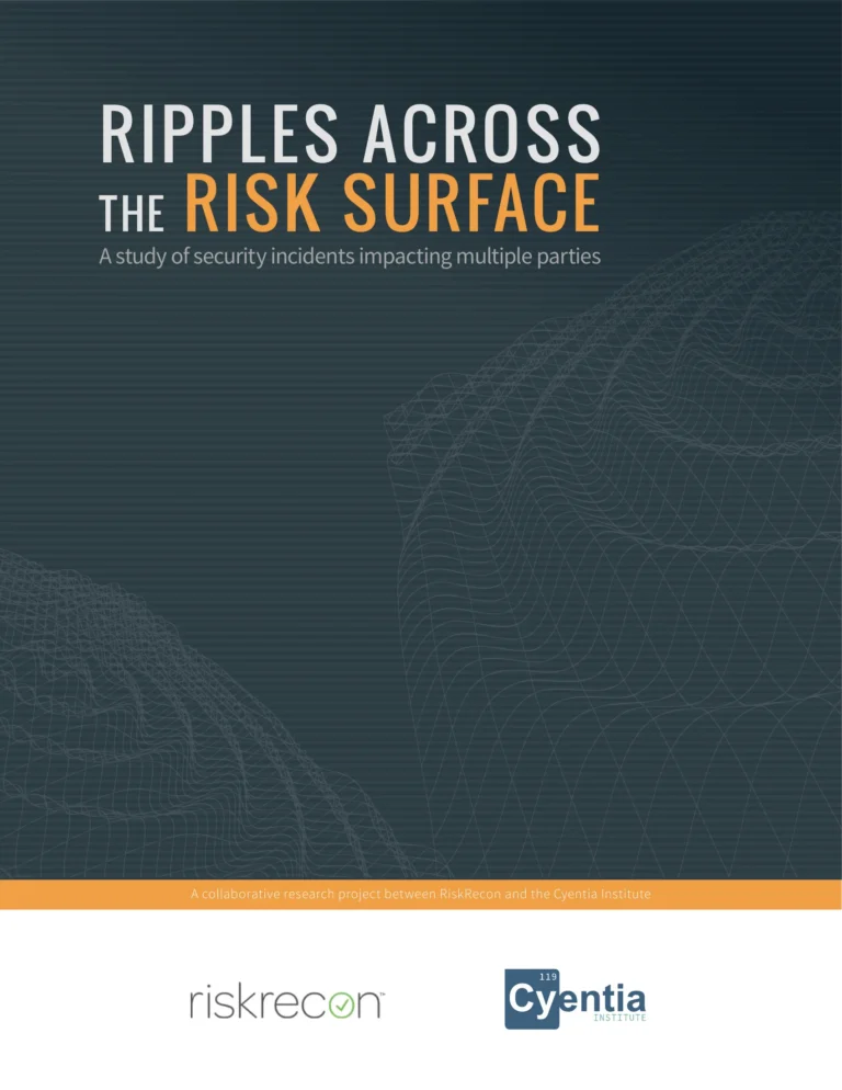 2019 Ripples Across the Risk Surface
