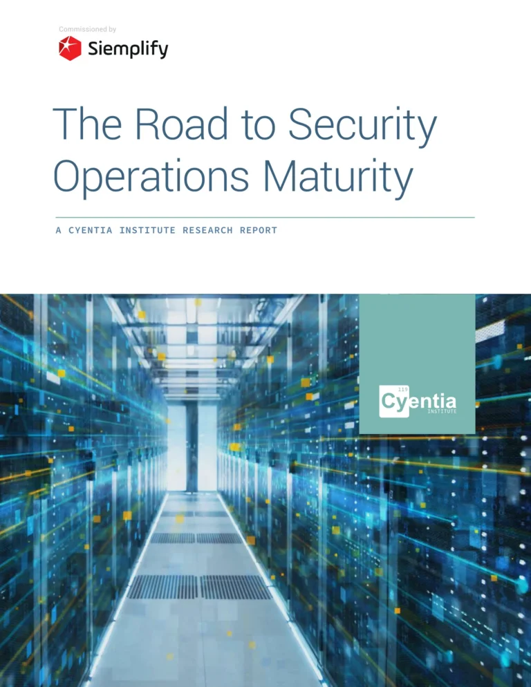 The Road to Security Operations Maturity